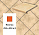 Клинкерная напольная плитка  Euramic CAVAR E 541 facello, 294х294х8  – 1