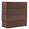 Кирпич облицовочный темный шоколад одинарный гладкий М-150 КС-Керамик – 23