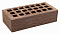 Кирпич облицовочный коричневый одинарный кора дуба М-150 Саранск – 1