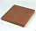 Тротуарная плитка Besser Квадрат 400x400х50 гладкая коричневая – 1