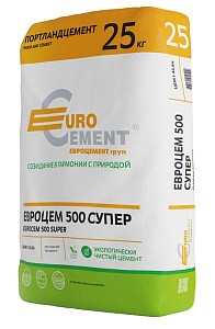 Цемент ЕВРОЦЕМЕНТ  М-500  СУПЕР Д-0 50 кг – 1