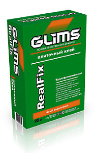 Клей плиточный мультифункциональный GLIMS RealFix 25 кг – 1