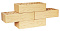 Кирпич облицовочный слоновая кость одинарный Береста М-150  БКЗ – 9