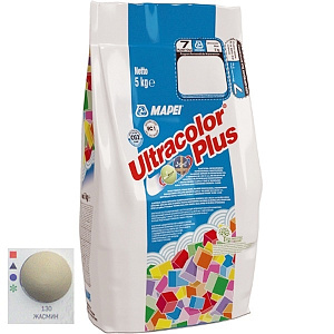 Затирка цементная Mapei Ultracolor Plus №130 жасмин 5 кг – 1