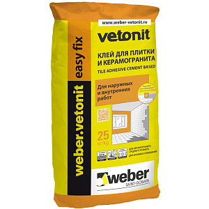 Плиточный клей Weber Vetonit Easy Fix 25 кг – 1