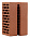 Кирпич облицовочный терракот одинарный гладкий М-150 КС-Керамик – 11