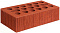Кирпич облицовочный красный одинарный бархат М-150 Керма – 1