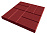 Тротуарная плитка Besser Квадрат 400x400х40 8 кирпичей красная – 1