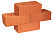 Кирпич строительный полнотелый с тех.пустотами полуторный М-150 рифленый Ломинцево – 10