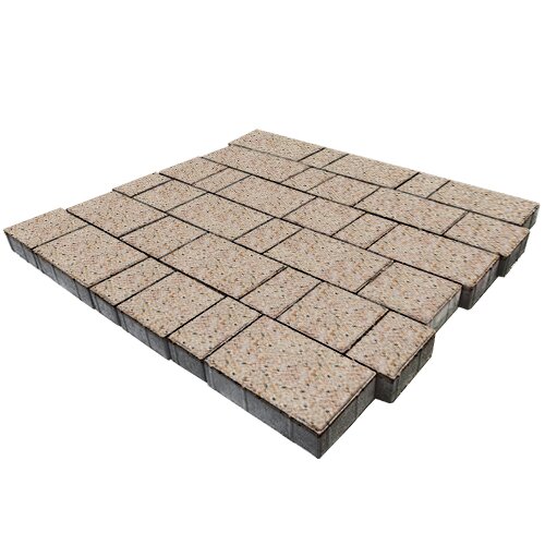 Изображение тротуарная плитка steinrus бельпассо грейзен, backwash, 60 мм