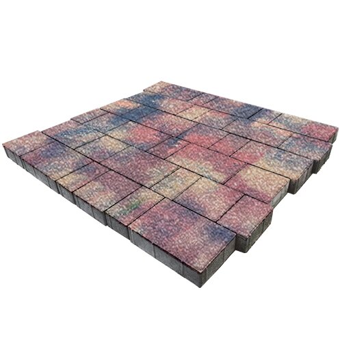 Изображение тротуарная плитка steinrus бельпассо colormix оригон, native, 60 мм