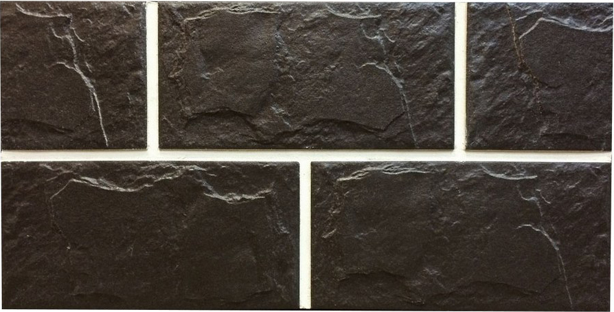 Плитка цокольная клинкерная ADW Koktebel рельефная коричневая 300х150х8 – 1