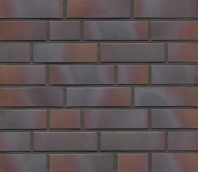 Плитка фасадная клинкерная Feldhaus Klinker R386DF14 Cerasi maritim negro гладкая, 240x52x14  – 1