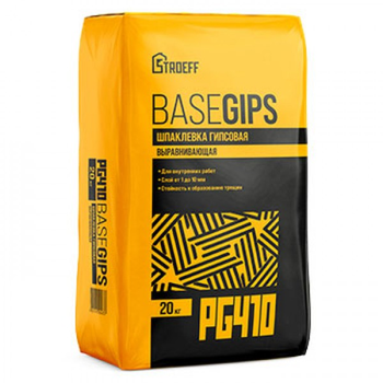 Шпаклевка гипсовая Basegips Строефф PG410 20кг – 1