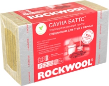 Изображение минераловатная плита rockwool сауна баттс 40 кг/м3 1000х600х100