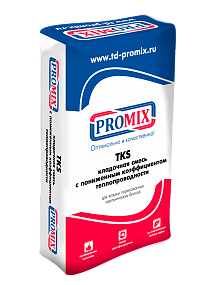 Изображение tks 203 теплоизоляционный кладочный раствор,  17.5  кг/меш, promix / россия