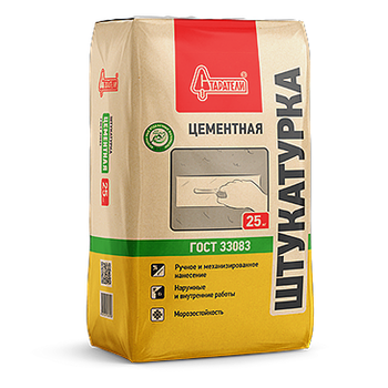 Штукатурка цементная СТАРАТЕЛИ 25 кг – 1
