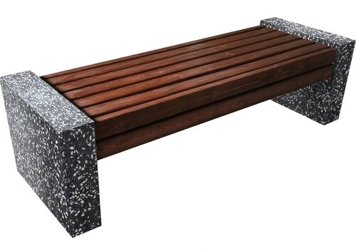 Изображение лавка steinrus bridge, черный лайт glance