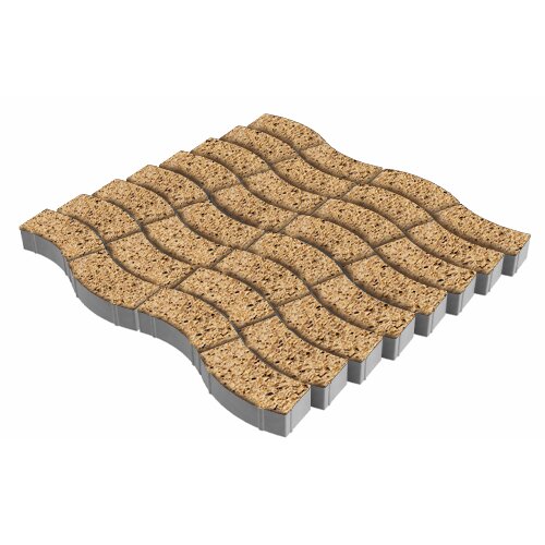 Изображение тротуарная плитка steinrus аксио истра, backwash, 80 мм