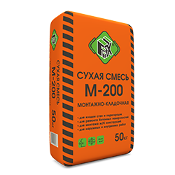 Смесь сухая кладочная FIX М-200 50 кг (по 40 шт)  – 1