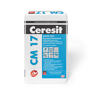 Изображение плиточный клей ceresit cm 17 25 кг