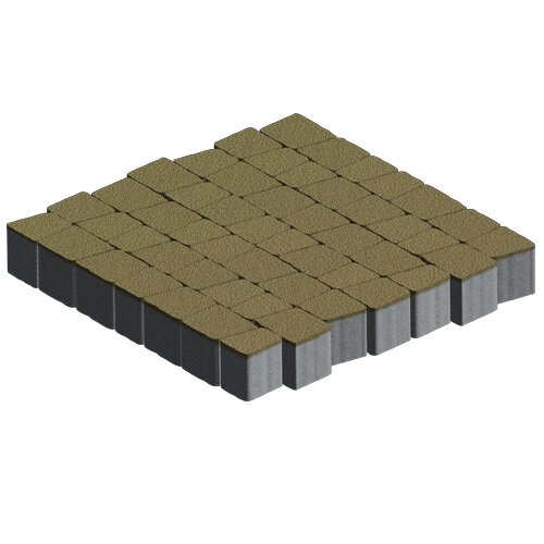 Изображение тротуарная плитка steinrus аттика песочный, native, 60 мм