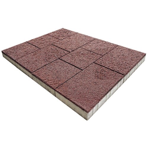 Изображение тротуарная плитка steinrus инсбрук ланс маджента, nature stone, 60 мм