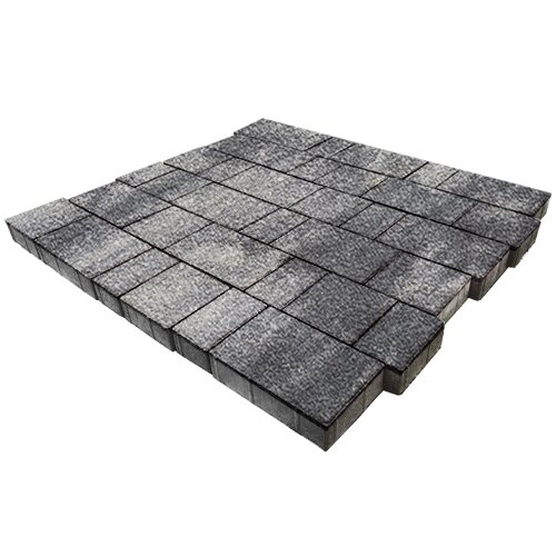 Изображение тротуарная плитка steinrus новый город colormix актау, native, 40 мм