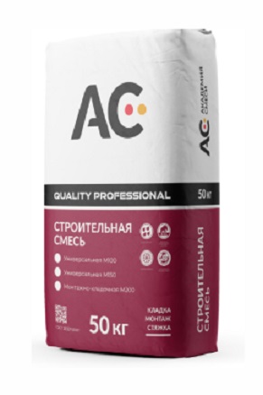 Изображение монтажно-кладочная смесь «quality professional» м-200, 50кг 