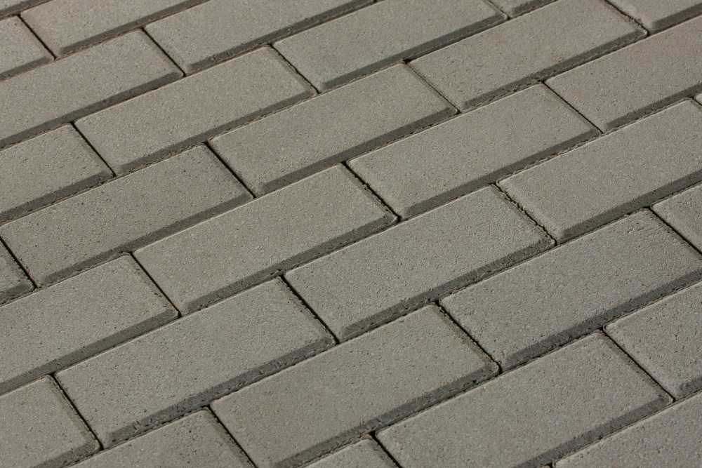 Тротуарная плитка 342 МЗ Квадрат 200х200х80 Серый  – 1