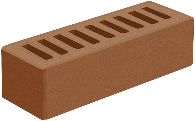 Кирпич облицовочный терракот евро гладкий М-175 Голицыно – 1