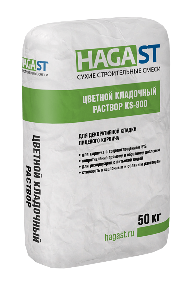 Изображение цветной кладочный раствор облицовочный hagast kelle ks-975 (50кг) угольно-черный