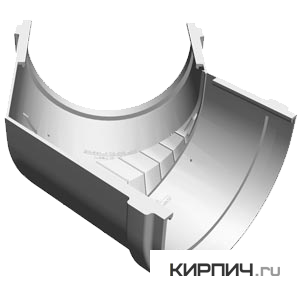 Изображение угол желоба 135° standart, пвх, цвет пломбир
