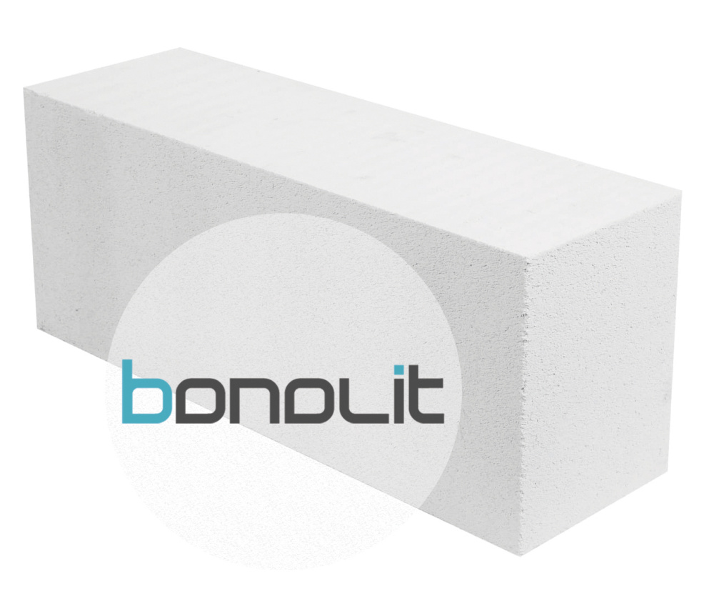 Блок газобетонный Д500 600х250х125 Bonolit – 1