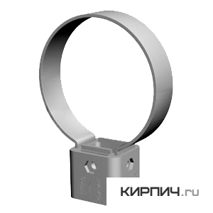 Изображение крепление трубы standart, пвх, цвет пломбир