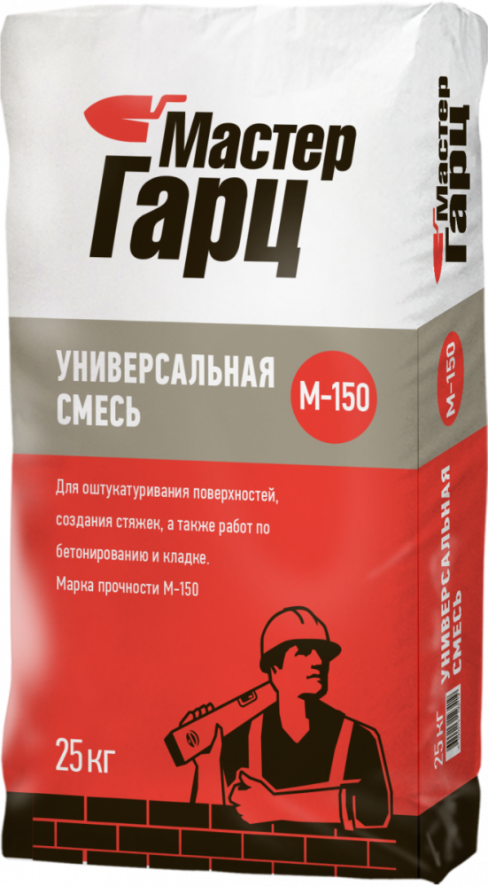 Изображение универсальная смесь мастер гарц м-150 кремин 25 кг