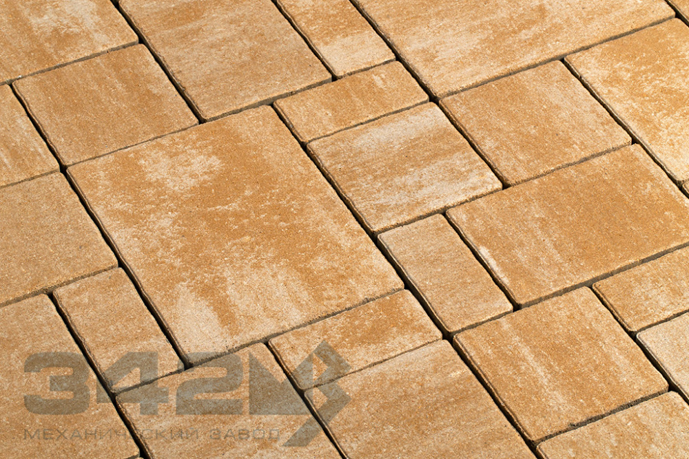 Тротуарная плитка 342 МЗ Серия "Бавария" 280/210/140*210/140/70*60 Каракум – 1