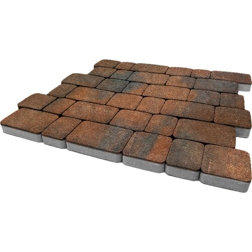 Изображение тротуарная плитка steinrus инсбрук альт colormix штайнрус, native, 60 мм