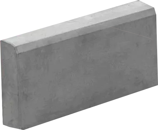 Бордюрный камень магистральный 1000х300х180 серый – 1