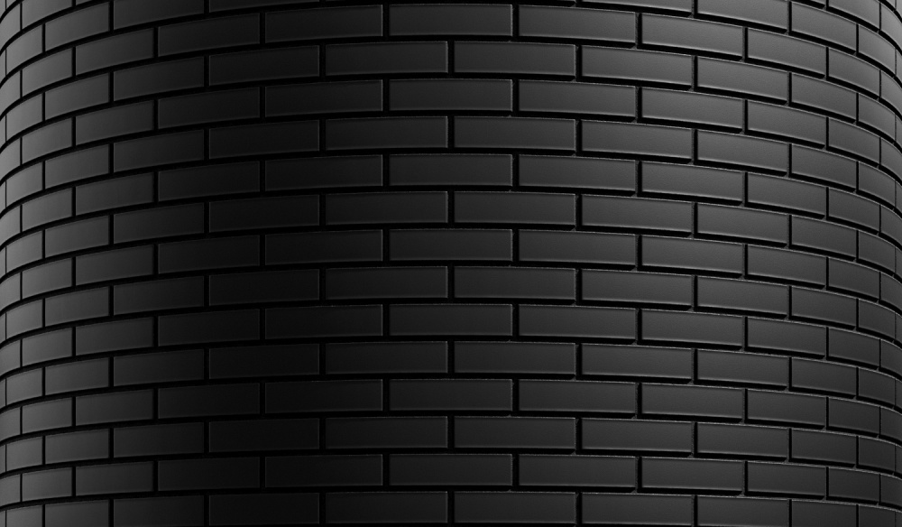 Кирпич облицовочный Черный матовый Премиум одинарный Красная Гвардия – 1