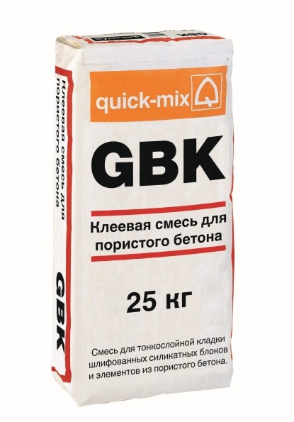Изображение клей для блоков gbk quick-mix 25 кг