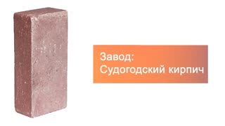 Кирпич гиперпрессованный одинарный М-250 терракот гладкий  – 6