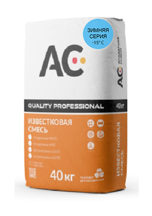 Изображение штукатурка «quality professional» as100 (реставрационная),  до -15*с, 40кг