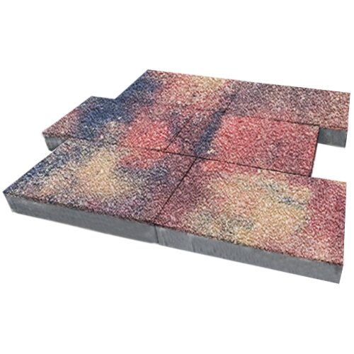 Изображение тротуарная плитка steinrus парк плейс colormix оригон, native, 60 мм