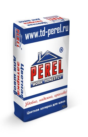 RL 0410 Цветная затирка PEREL, серая , 25 кг  – 1