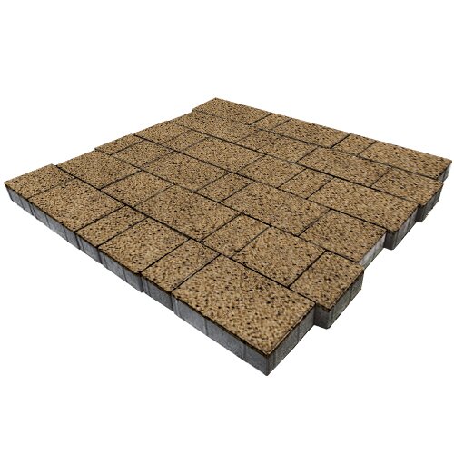 Изображение тротуарная плитка steinrus bergamo истра, backwash, 40 мм