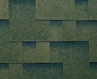 Гибкая черепица Katepal Katepal Роки зеленый (тайга) – 1