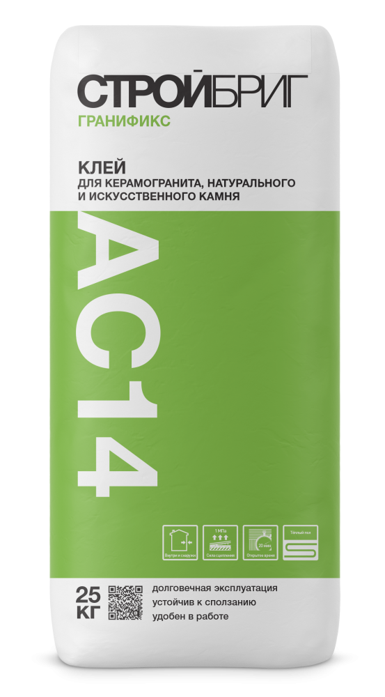 Изображение плиточный клей стройбриг гранификс ас14 25 кг