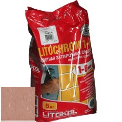 Изображение затирка цементная litokol litochrom 1-6 c.90 красно-коричневая/терракотовая 5 кг