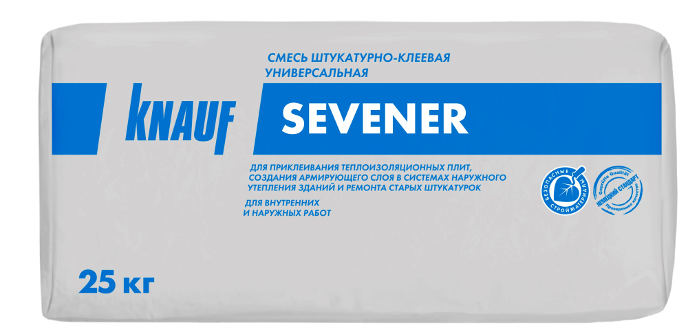 Изображение штукатурно-клеевая смесь севенер кнауф 25 кг